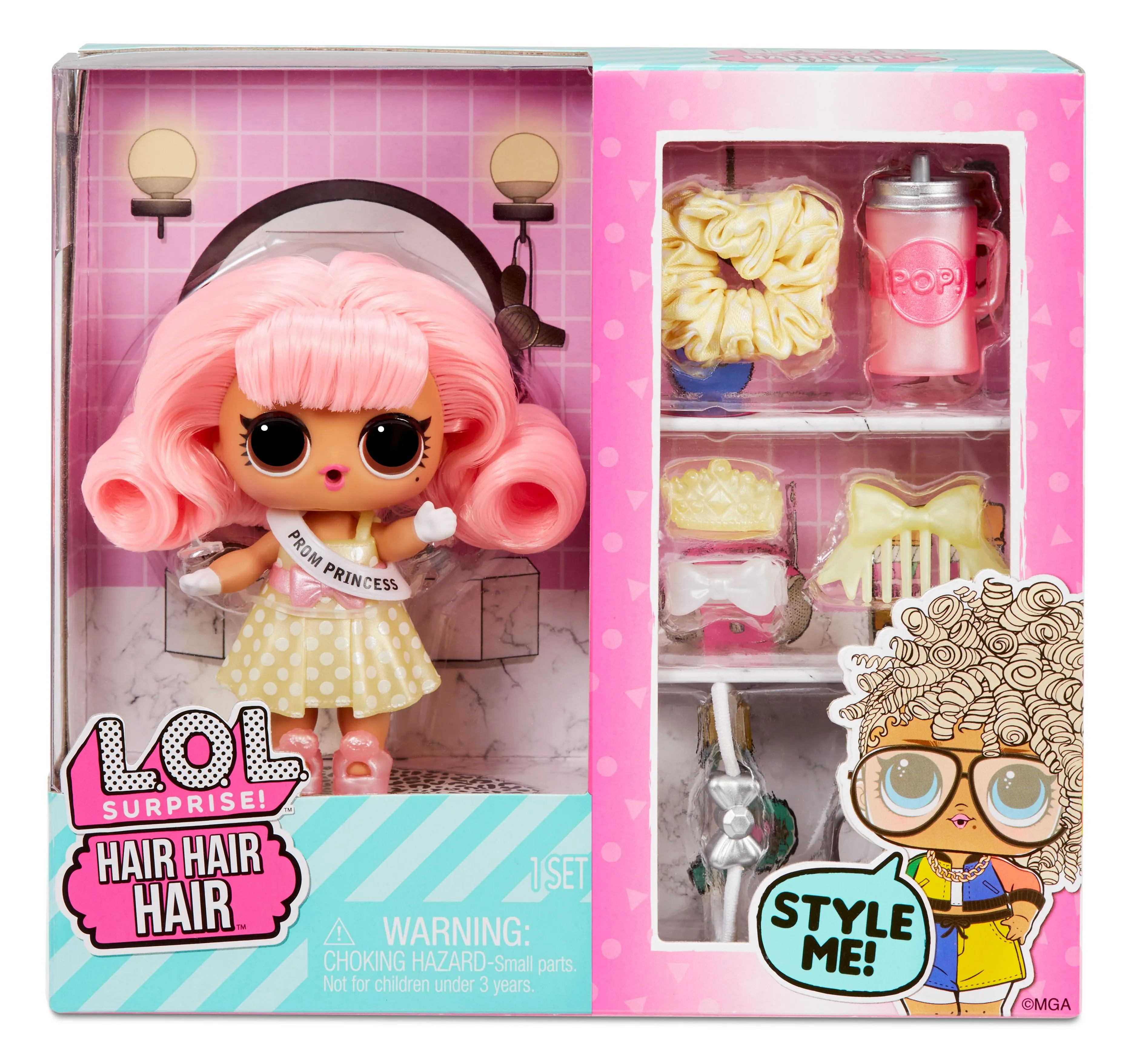 LOL SURPRISE HAIR HAIR HAIR TOTS DOLL ASSORTED STYLES