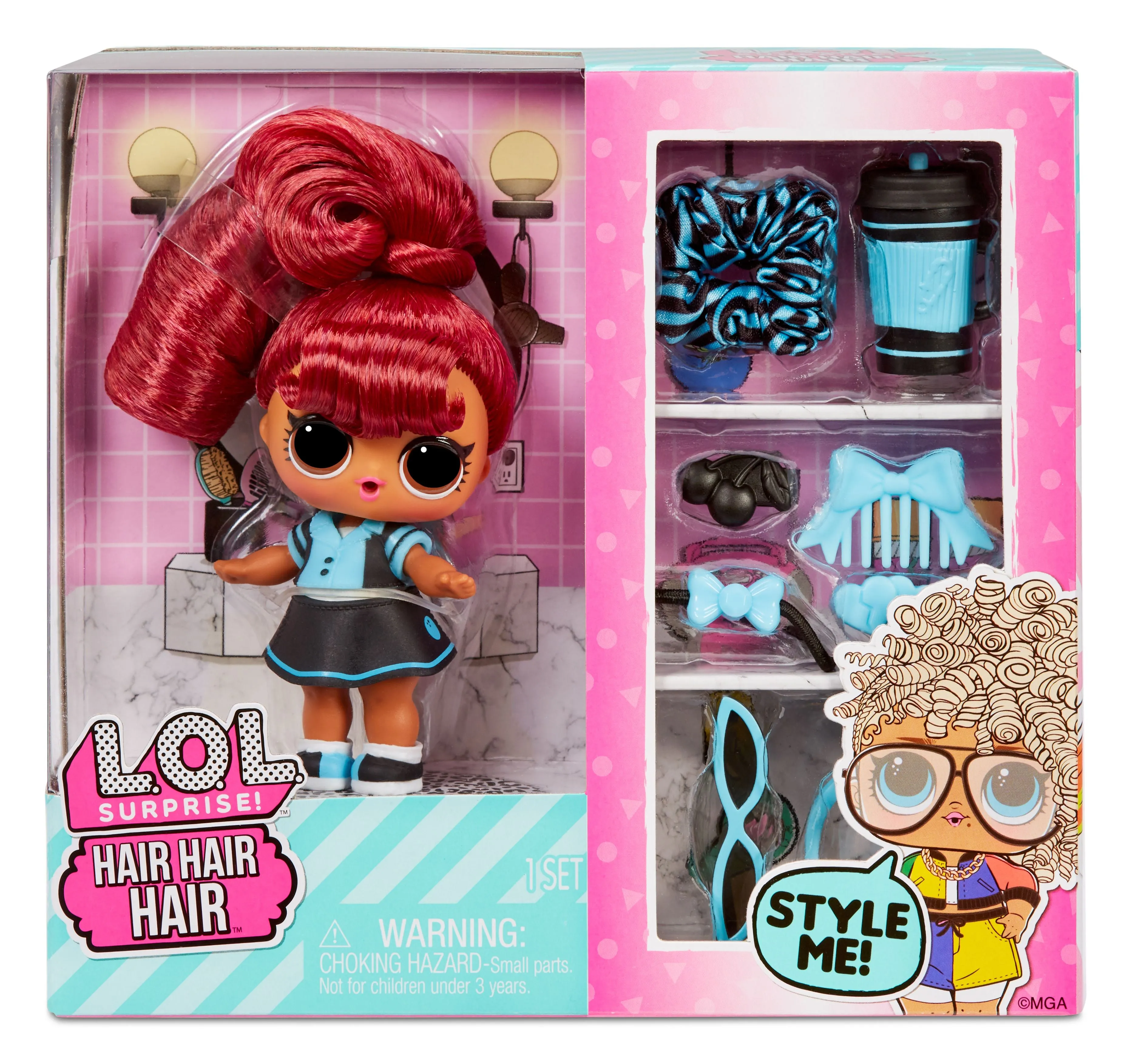 LOL SURPRISE HAIR HAIR HAIR TOTS DOLL ASSORTED STYLES