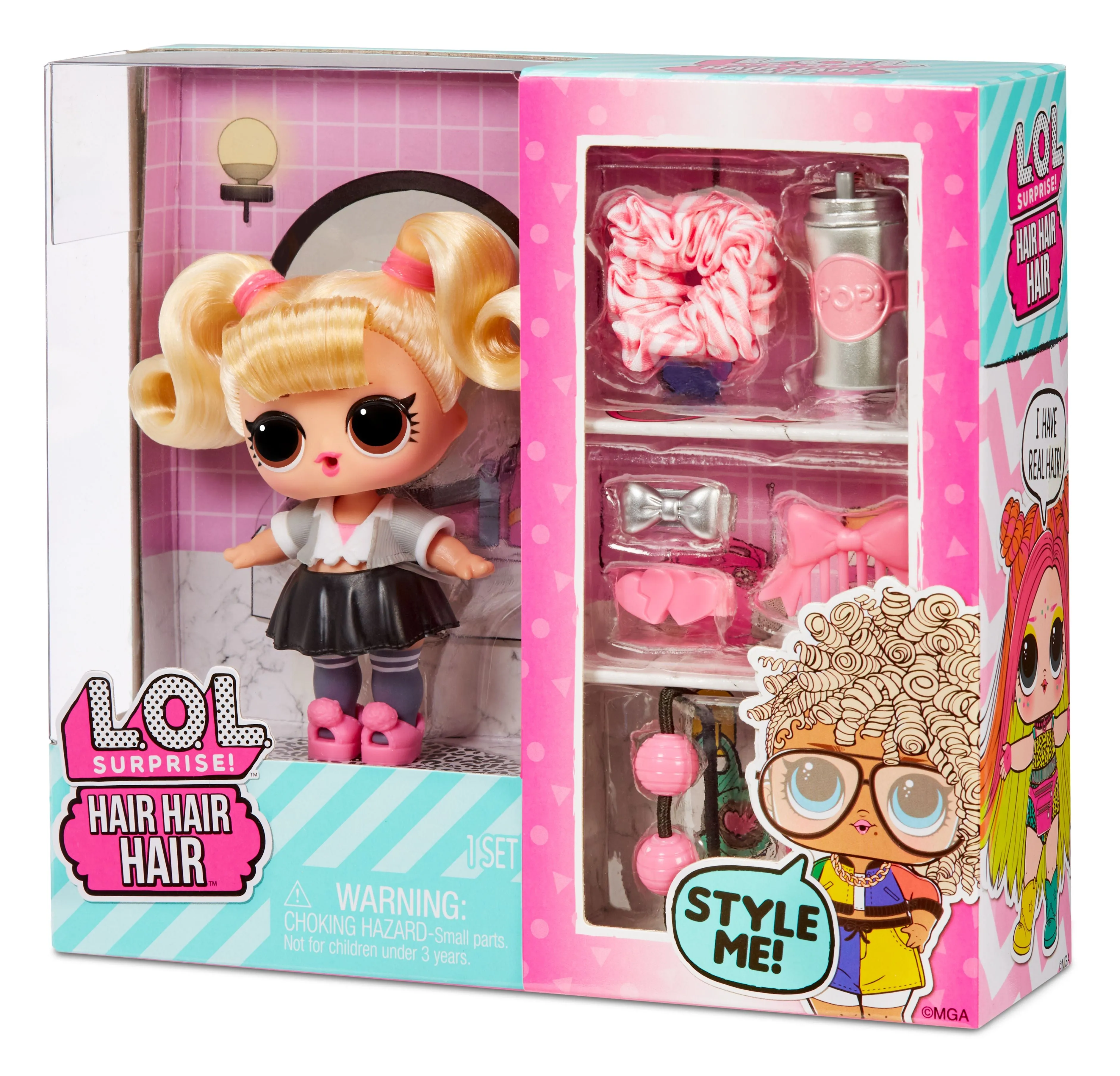 LOL SURPRISE HAIR HAIR HAIR TOTS DOLL ASSORTED STYLES
