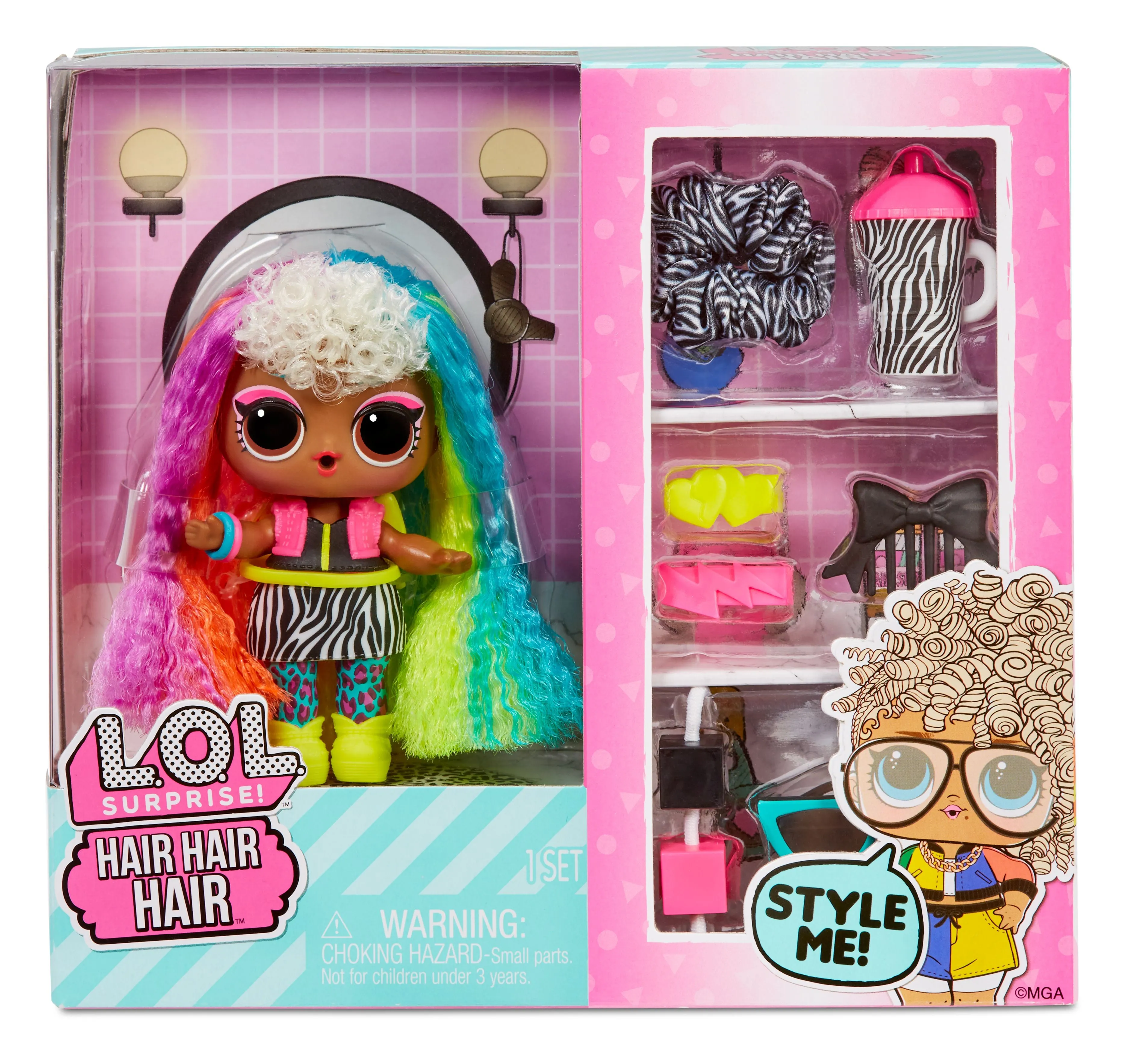 LOL SURPRISE HAIR HAIR HAIR TOTS DOLL ASSORTED STYLES