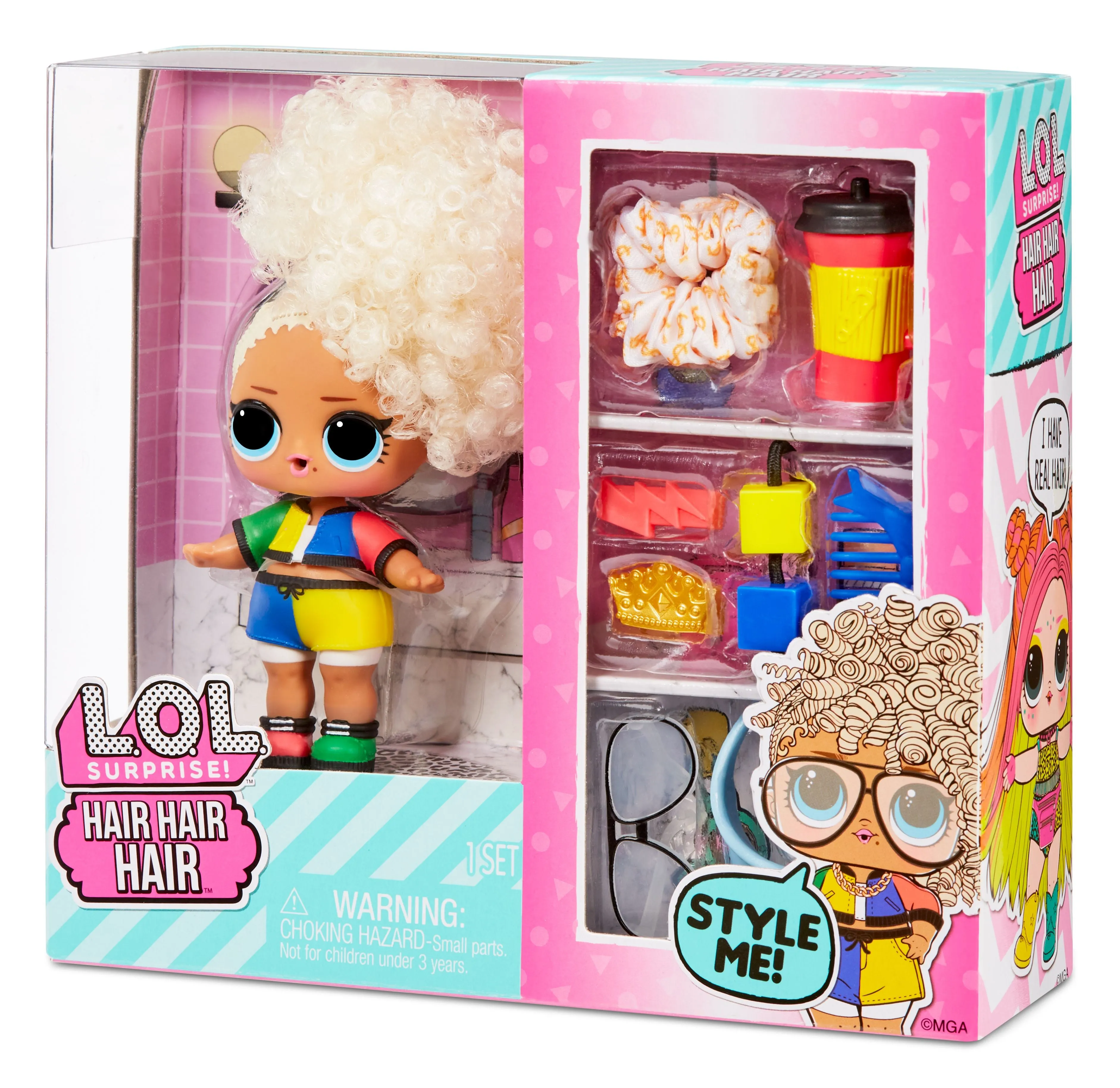 LOL SURPRISE HAIR HAIR HAIR TOTS DOLL ASSORTED STYLES