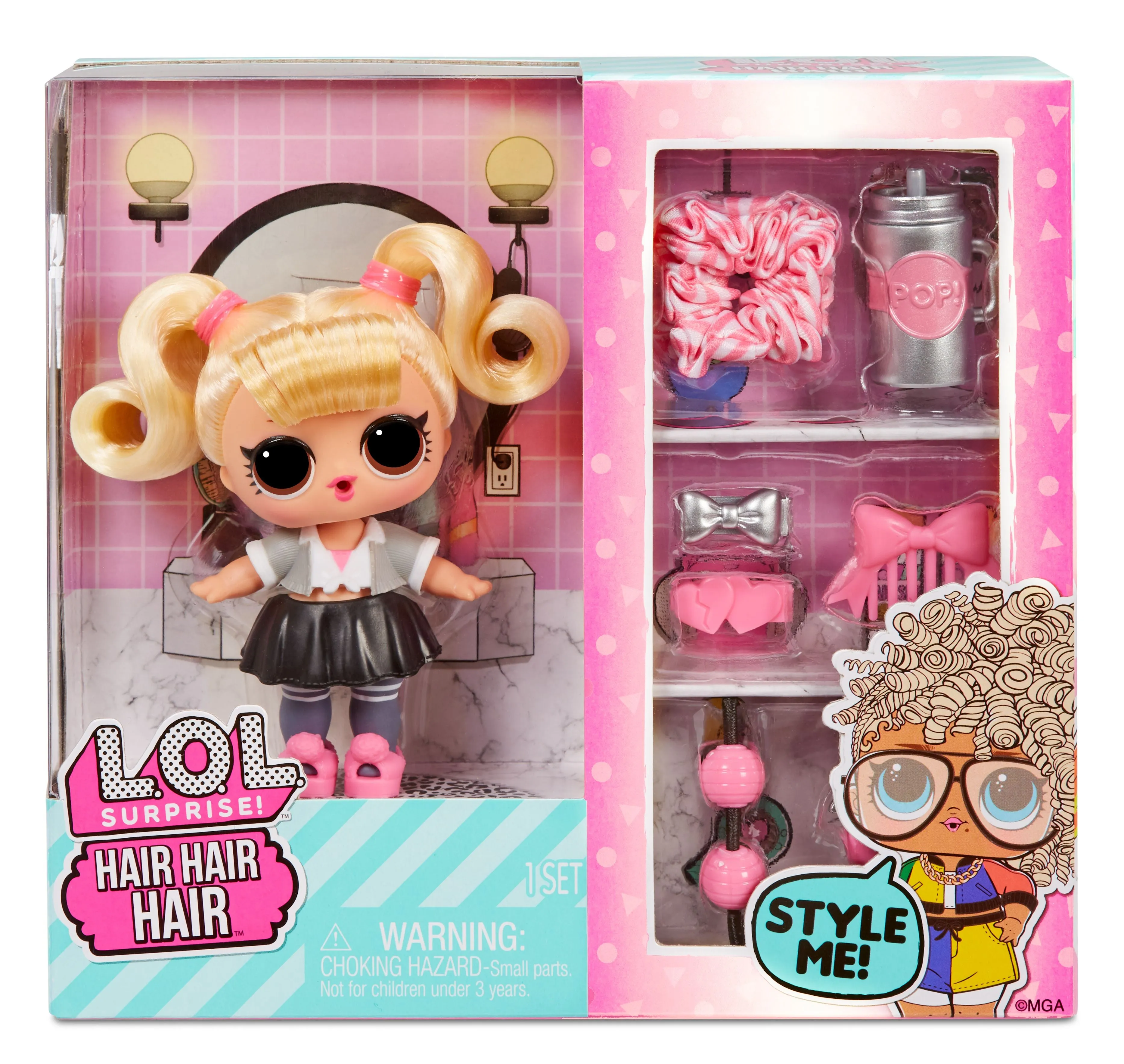 LOL SURPRISE HAIR HAIR HAIR TOTS DOLL ASSORTED STYLES