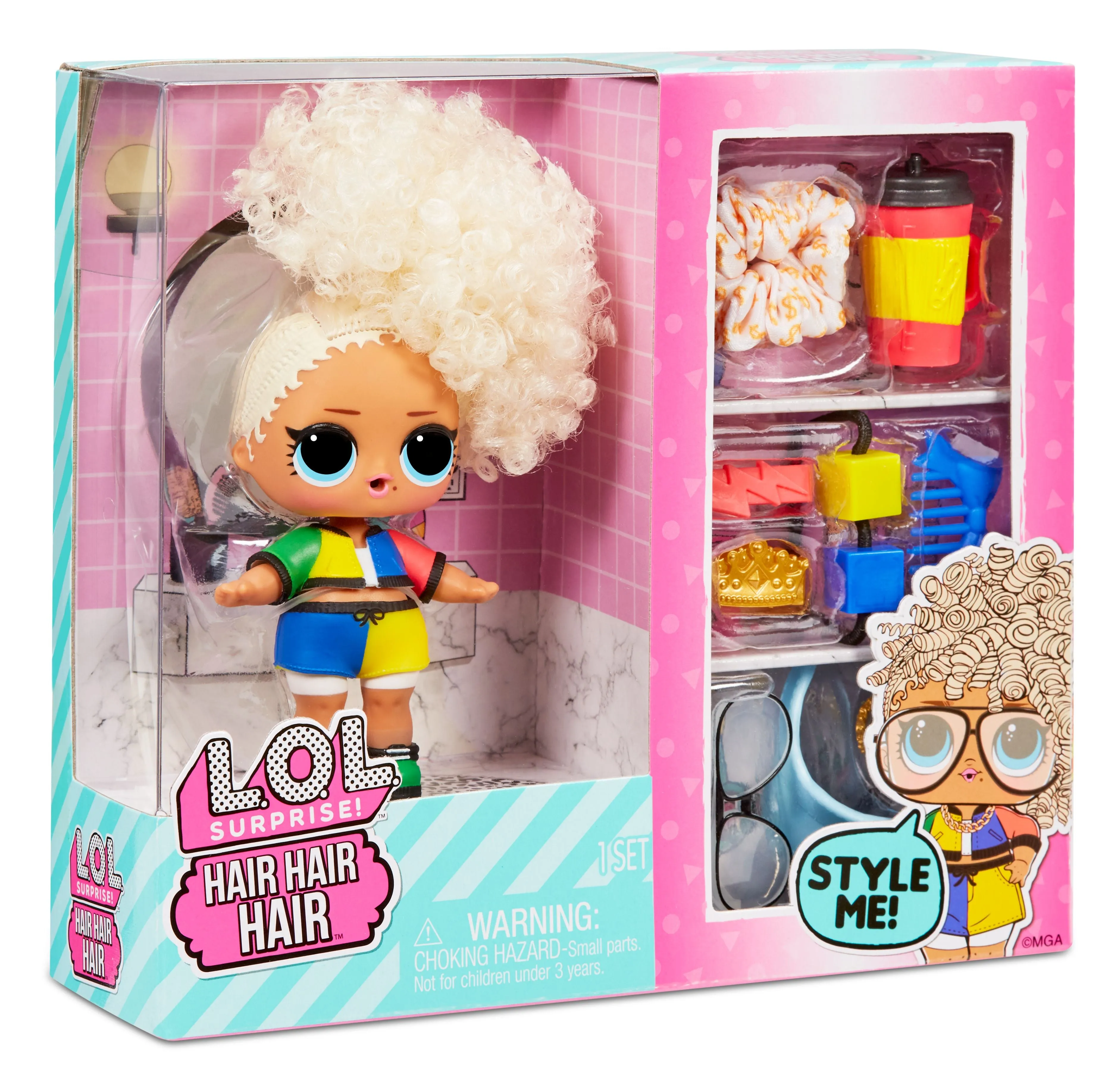 LOL SURPRISE HAIR HAIR HAIR TOTS DOLL ASSORTED STYLES
