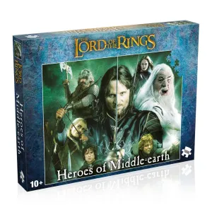 Lord Of The Rings Heroes Of Middle Earth 1000 Piece Puzzle