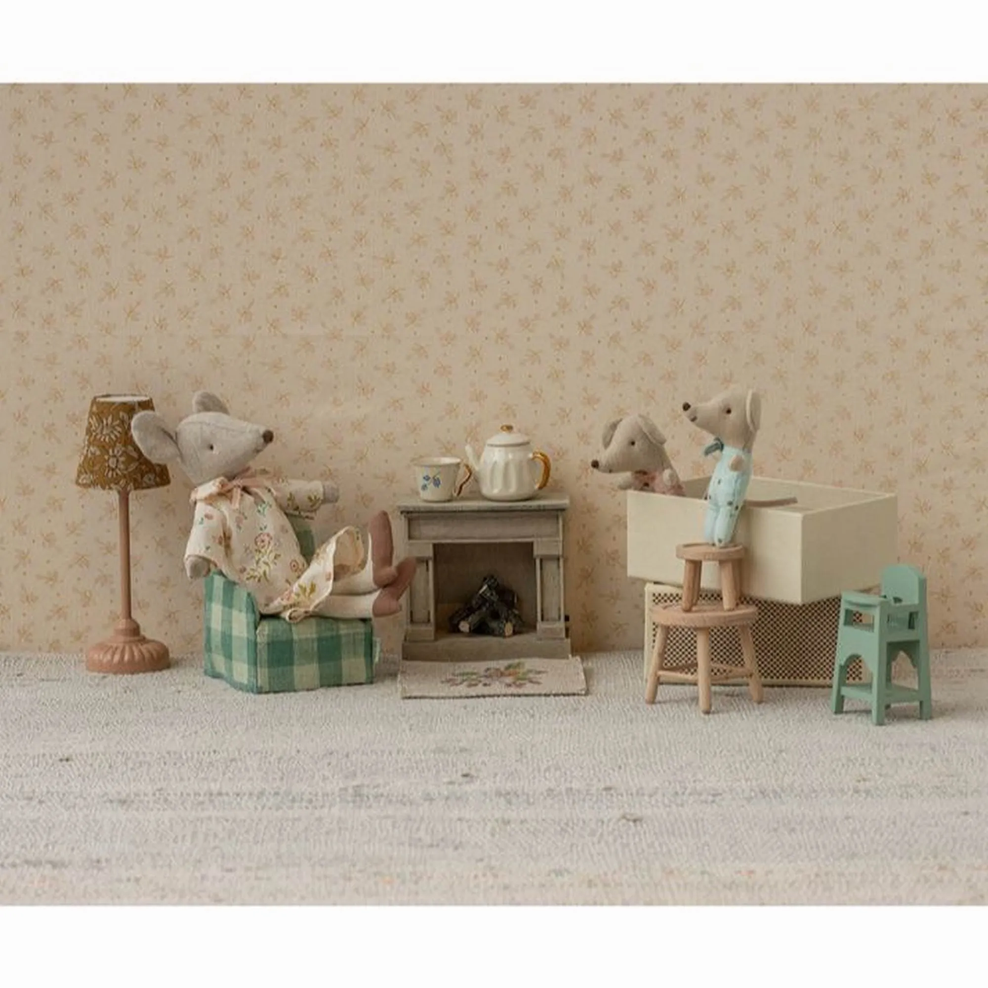 Maileg Twins, Baby Mice in Matchbox
