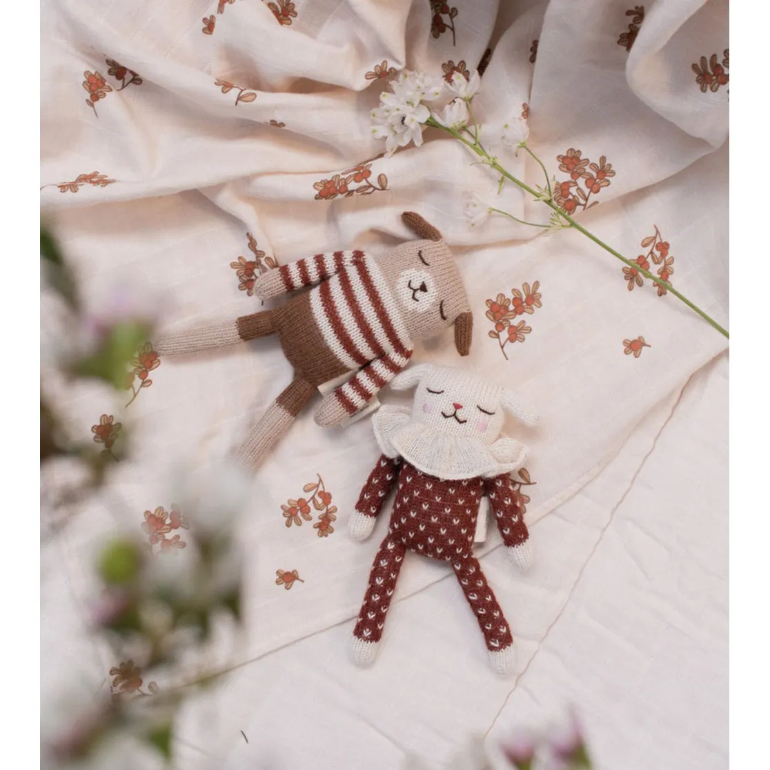 Main Sauvage Puppy, Sienna Striped Sweater 22cm