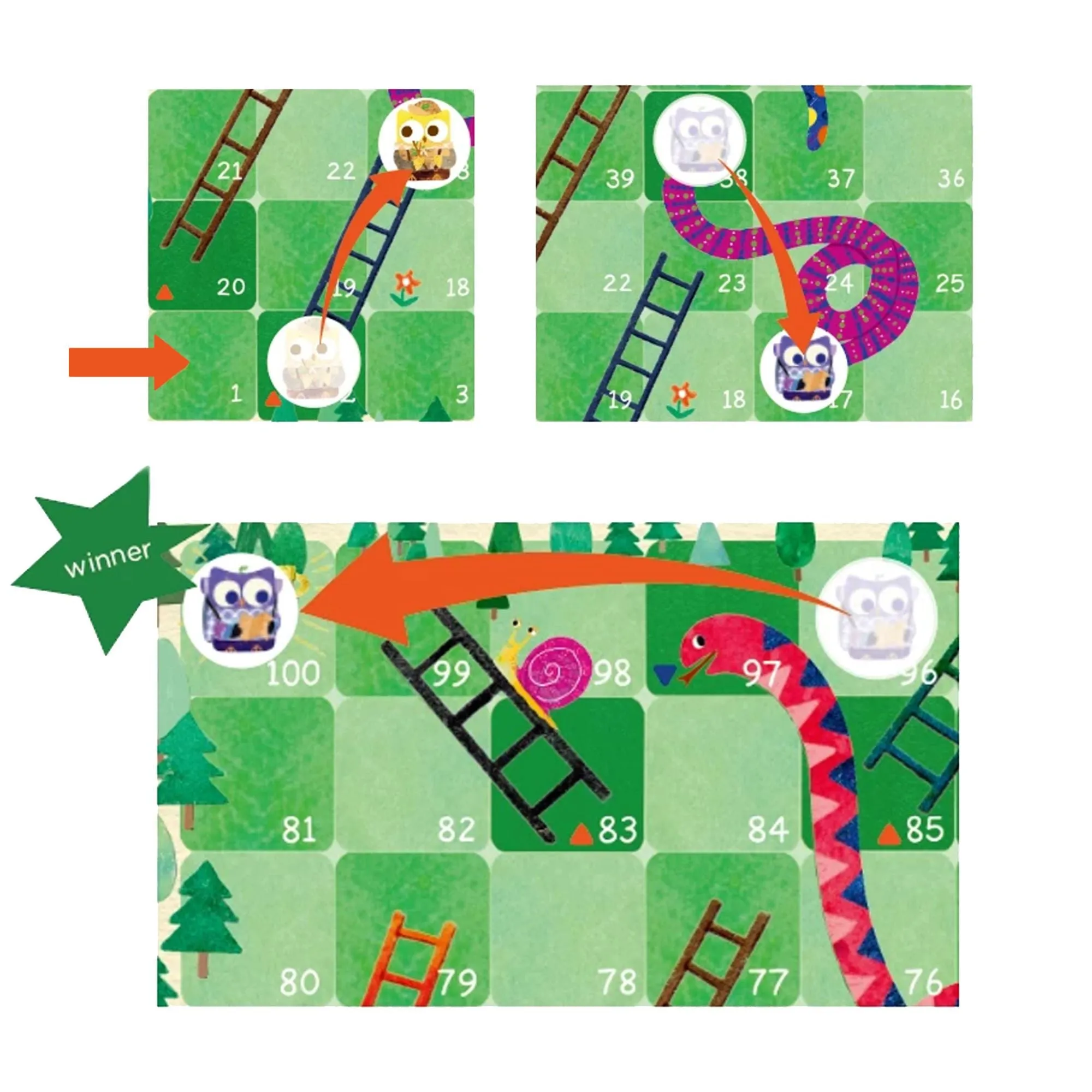 MierEdu Travel Games - Snake And Ladder