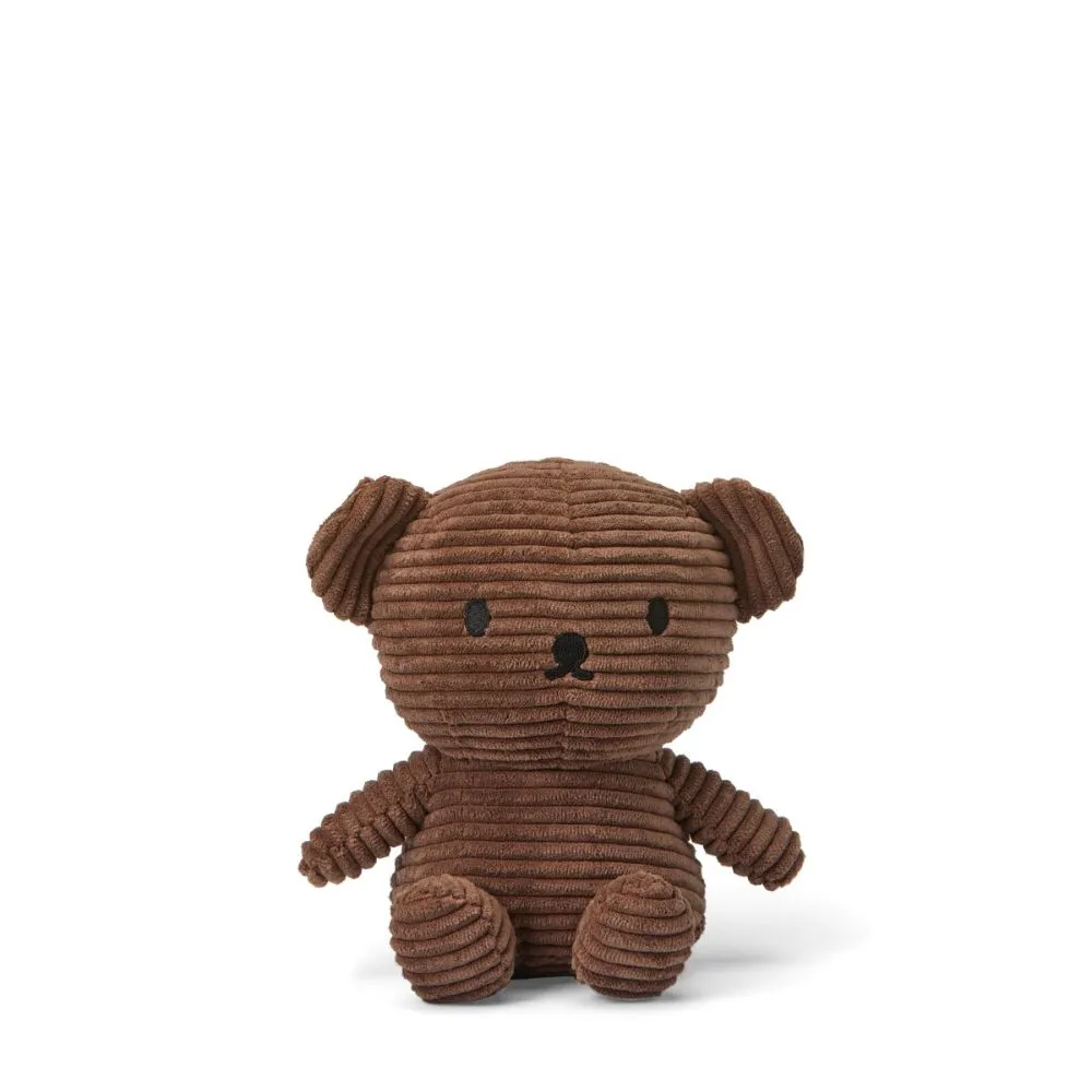 Miffy Bon Ton Toys Boris Bear Eco Corduroy Brown - 17 cm - 7''