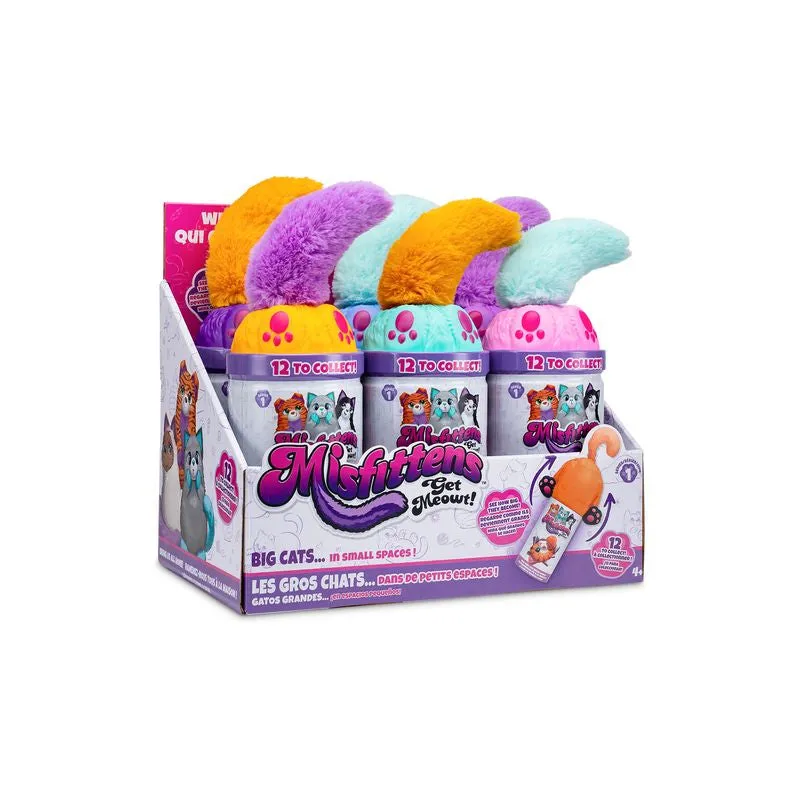 Misfittens Get Meowt! Basic Collectible Plush Cats Series 1 Max - Calico Cat