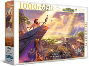 MJM HarlinGTon Thomas Kinkade Lion King 1000 Piece Puzzle