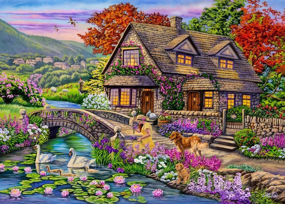 Moments & Memories Morning Glory 1000 Piece Puzzle