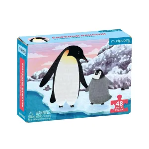 Mud Puppy Emperor Penguin 48 Piece Mini Puzzle