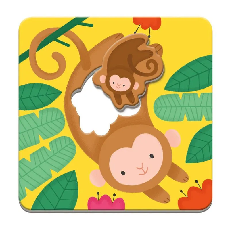 Mud Puppy Jungle Babies Match-Up Puzzles