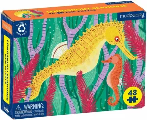 Mud Puppy Longsnout Seahorse 48 Piece Mini Puzzle