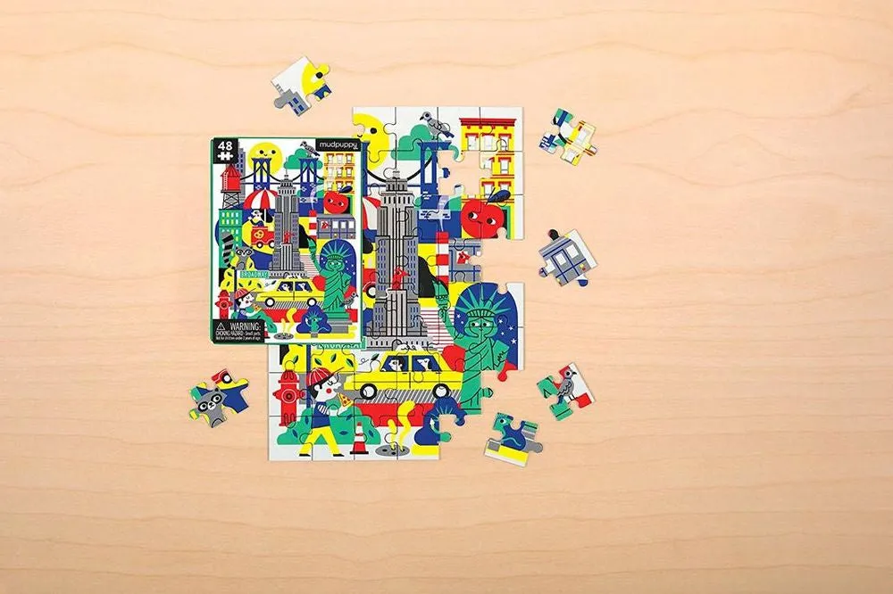 Mud Puppy New York City 48 Piece Mini Puzzle