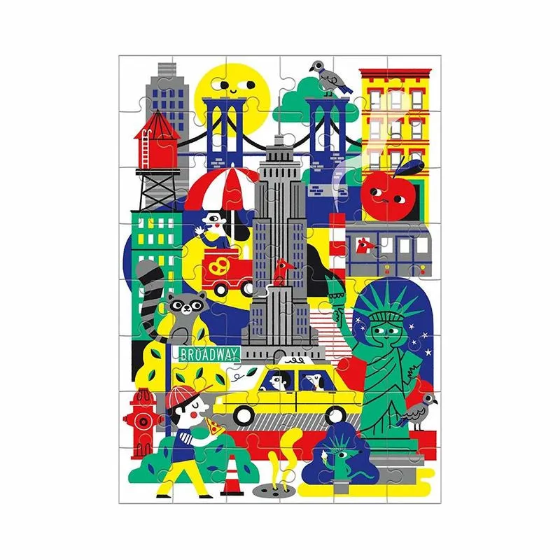 Mud Puppy New York City 48 Piece Mini Puzzle