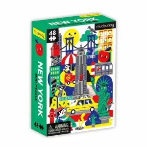 Mud Puppy New York City 48 Piece Mini Puzzle