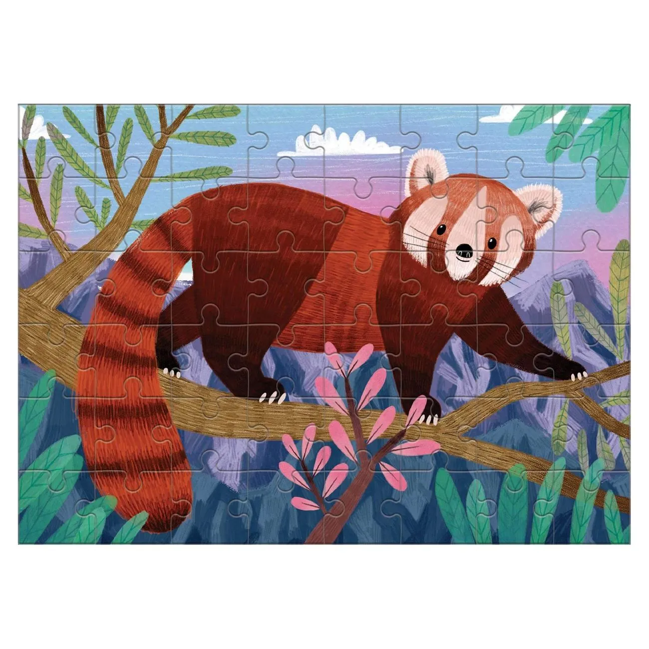 Mud Puppy Red Panda 48 Piece Mini Puzzle