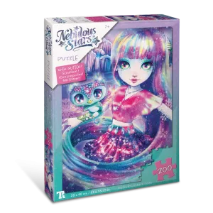 Nebulous Stars 200 Piece Glitter Puzzle Isadora & Aura