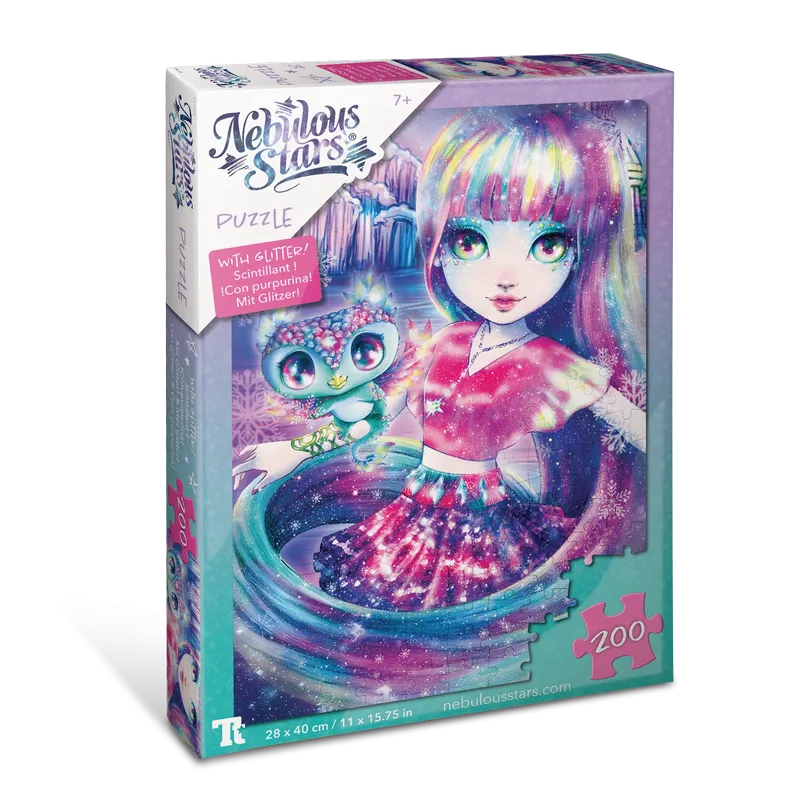 Nebulous Stars 200 Piece Glitter Puzzle Isadora & Aura