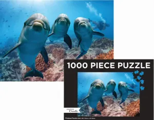 PAPER CREATE 1000 PIECE PUZZLE DOLPHINS