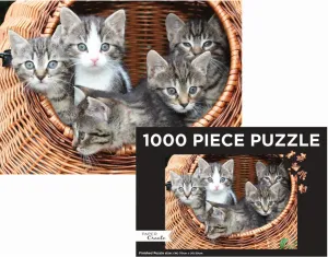 PAPER CREATE 1000 PIECE PUZZLE KITTENS