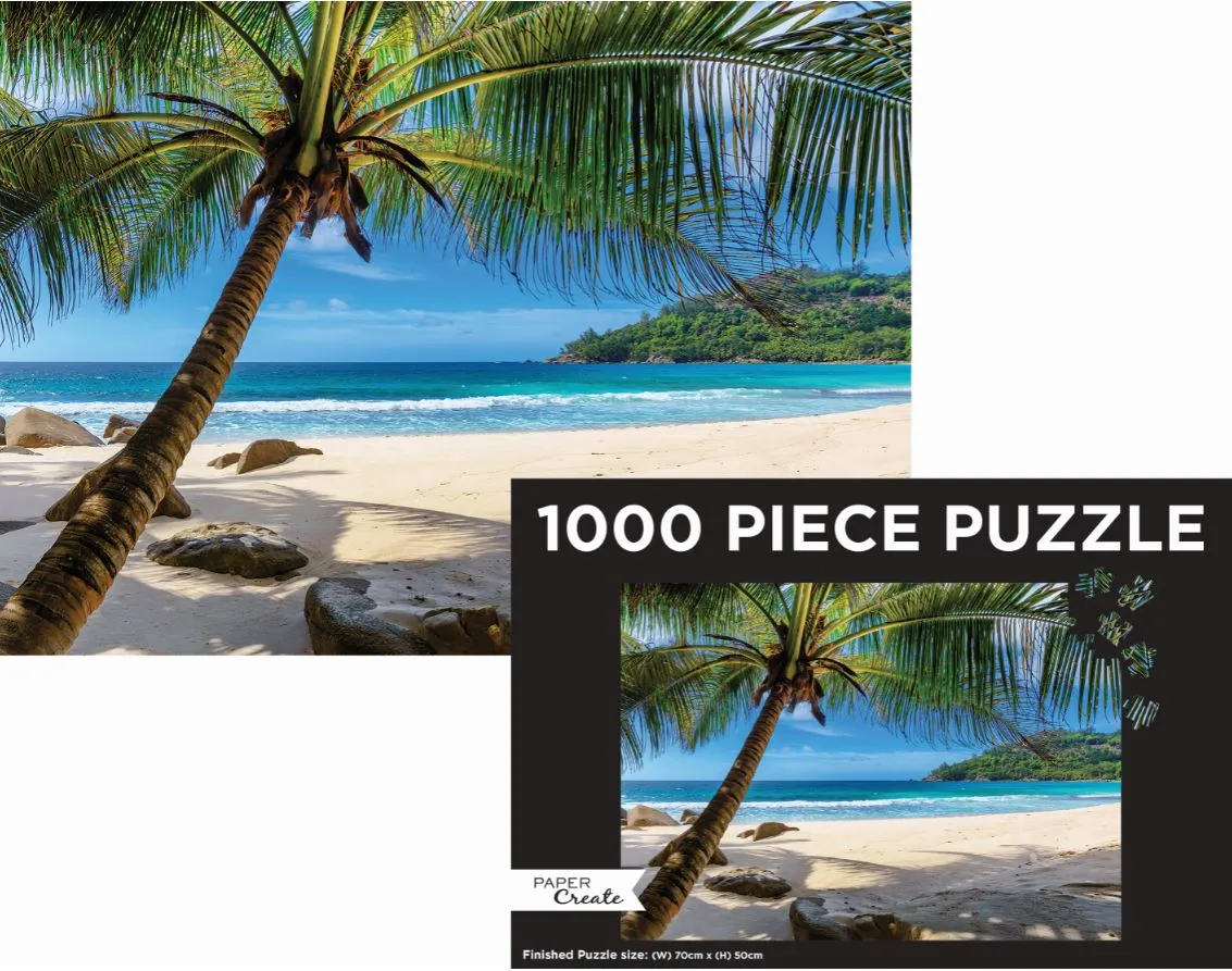PAPER CREATE 1000 PIECE PUZZLE TROPICAL BEACH