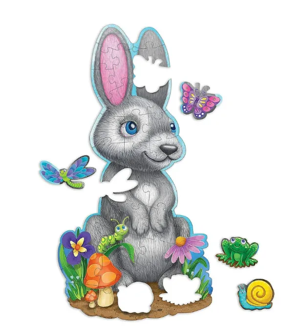 Peaceable Kingdom Floor Puzzle Bunny