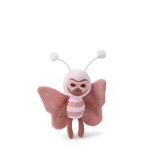 Picca Loulou Powerfluff Becky Butterfly Pink In Giftbox - 18cm