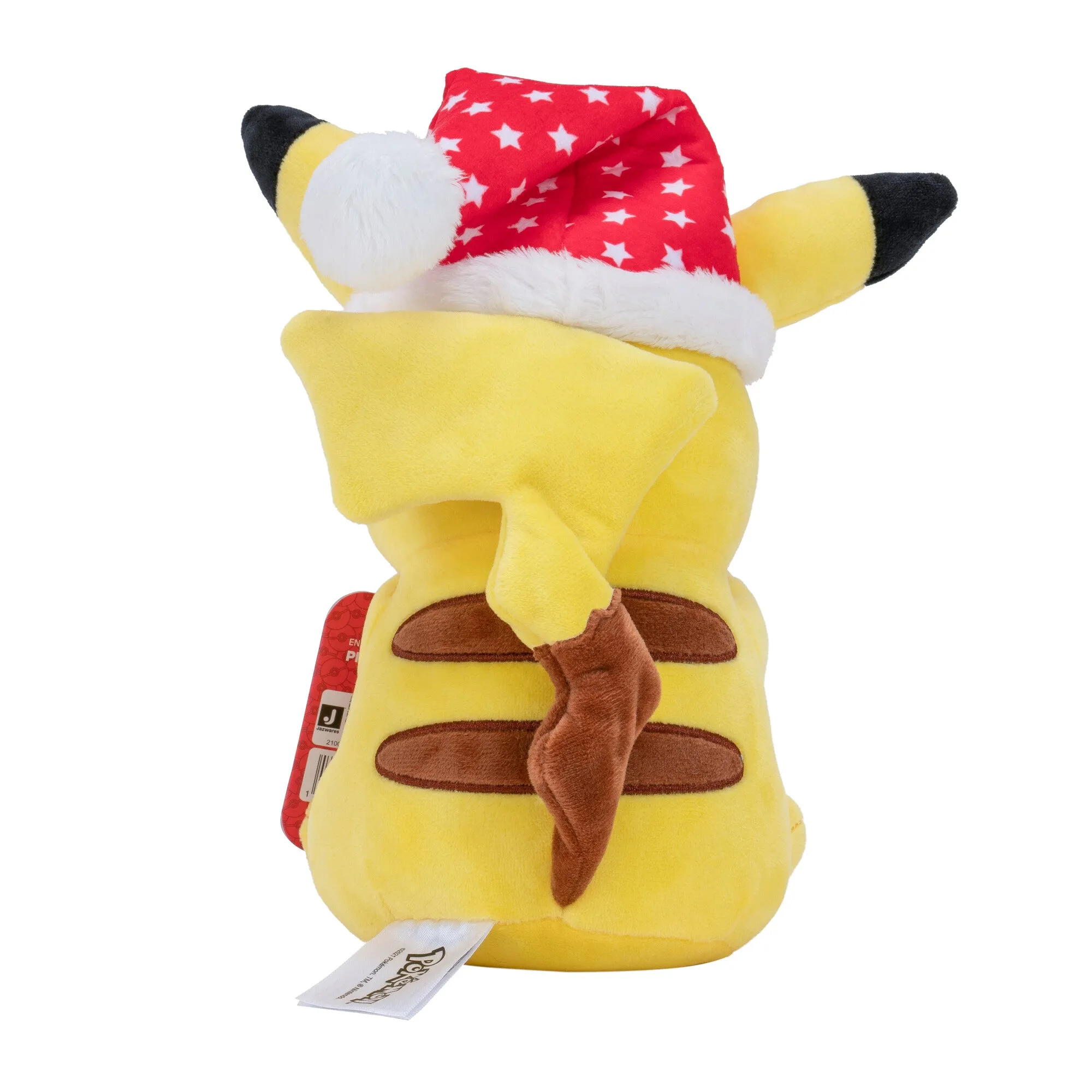 Pokemon Seasonal Holiday 20cm Plush Pikachu Wearing Christmas Hat
