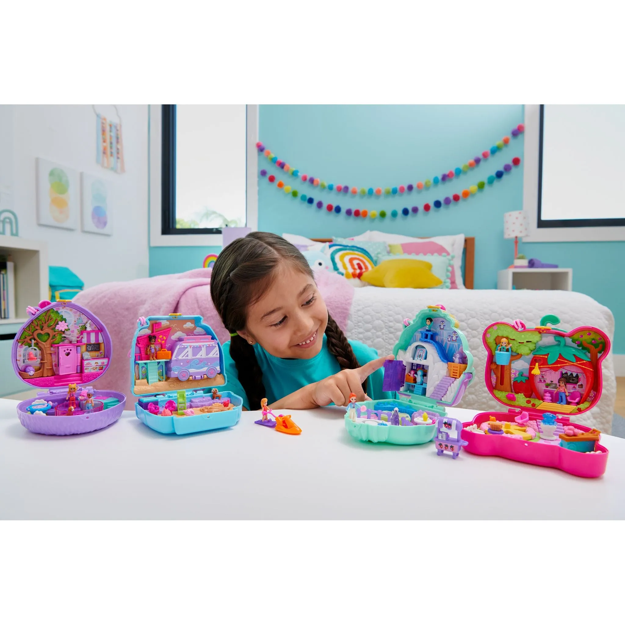 Polly Pocket Big Pocket World Straw-Beary Patch Compact