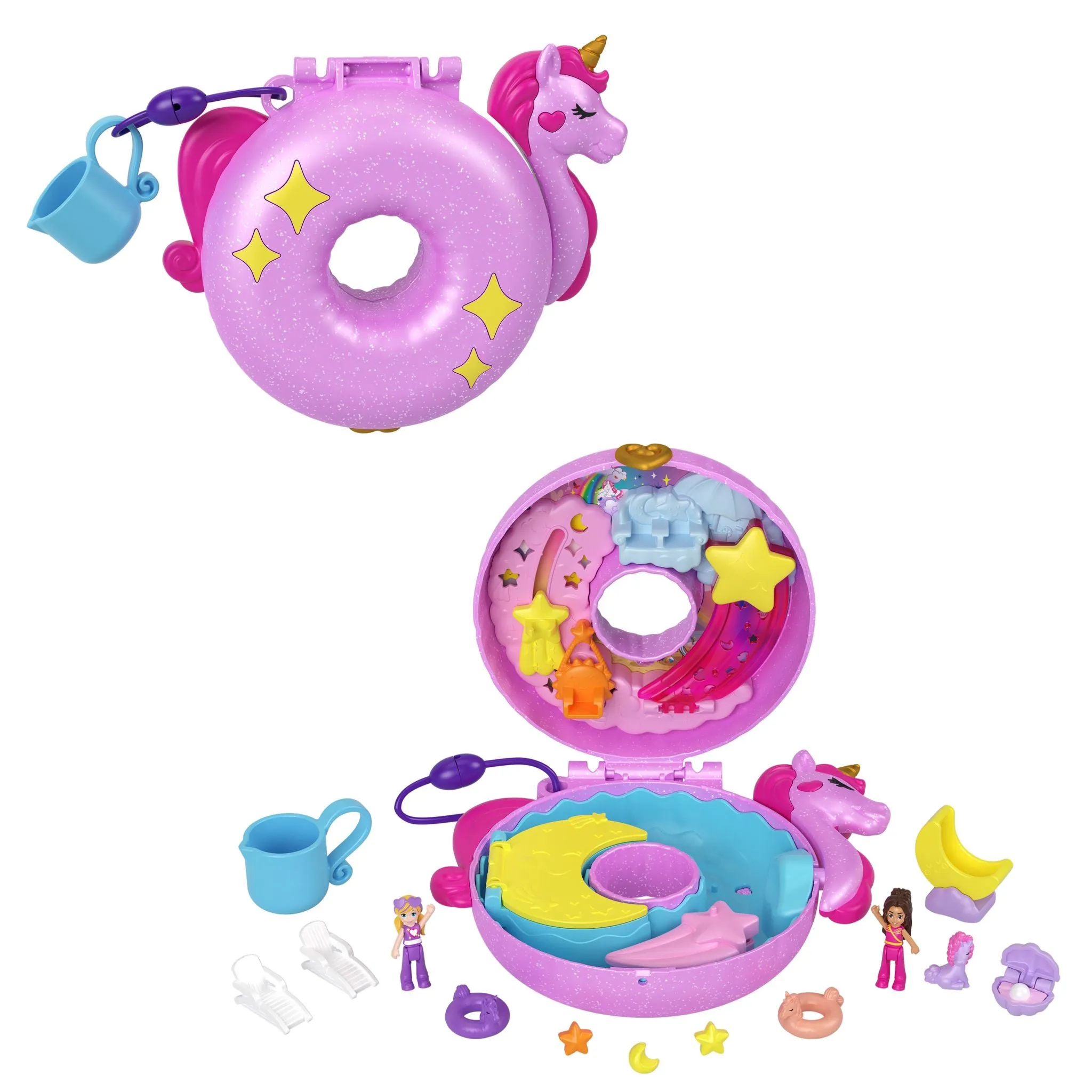 Polly Pocket Big Pocket World Unicorn Floatie Compact