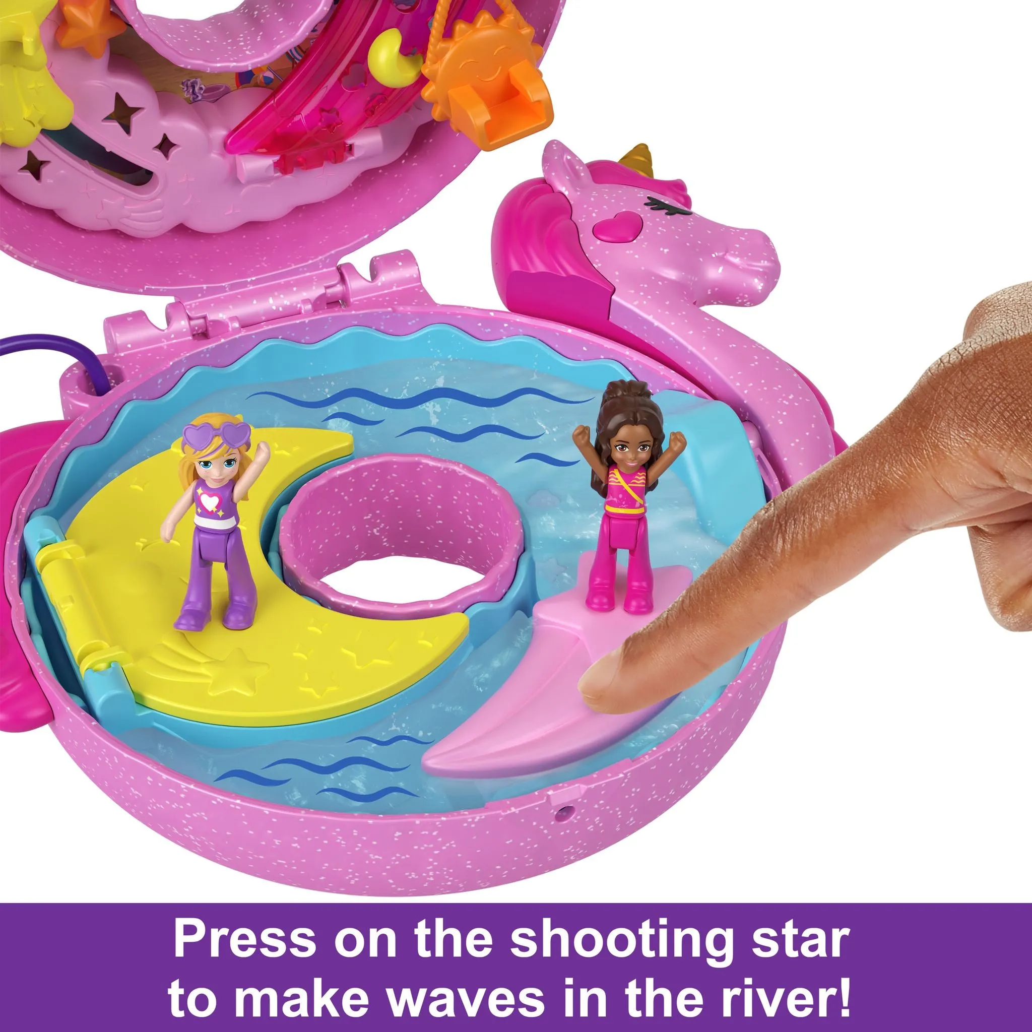 Polly Pocket Big Pocket World Unicorn Floatie Compact