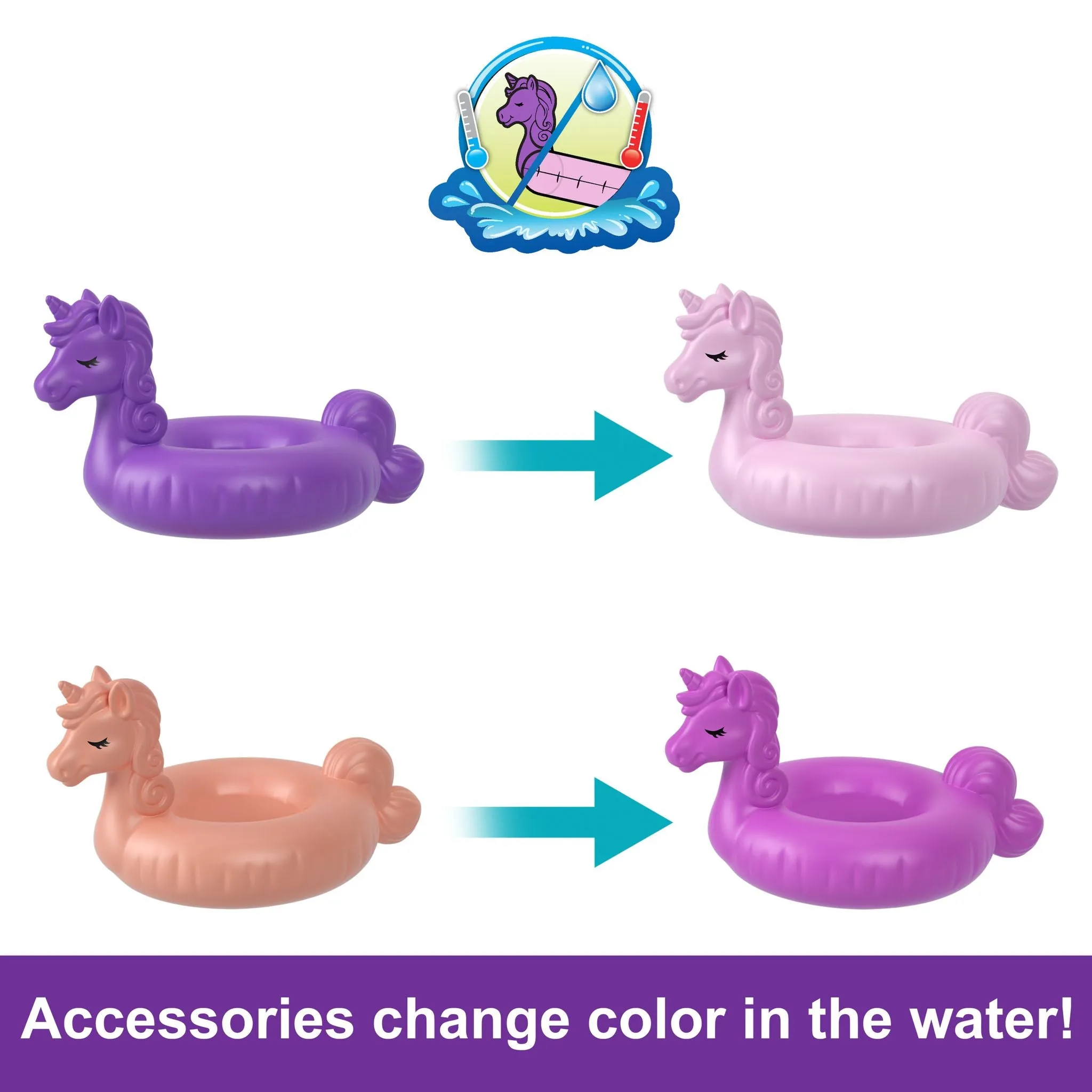 Polly Pocket Big Pocket World Unicorn Floatie Compact