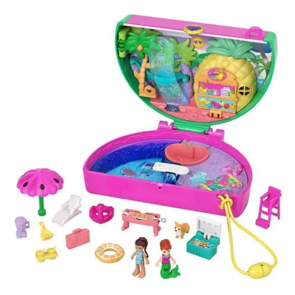 Polly Pocket Big Pocket World Watermelon Pool Party Compact