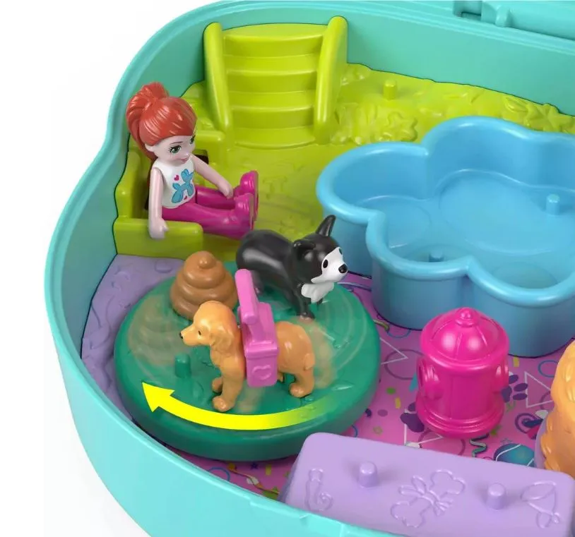 Polly Pocket Doggy Birthday Bash Compact