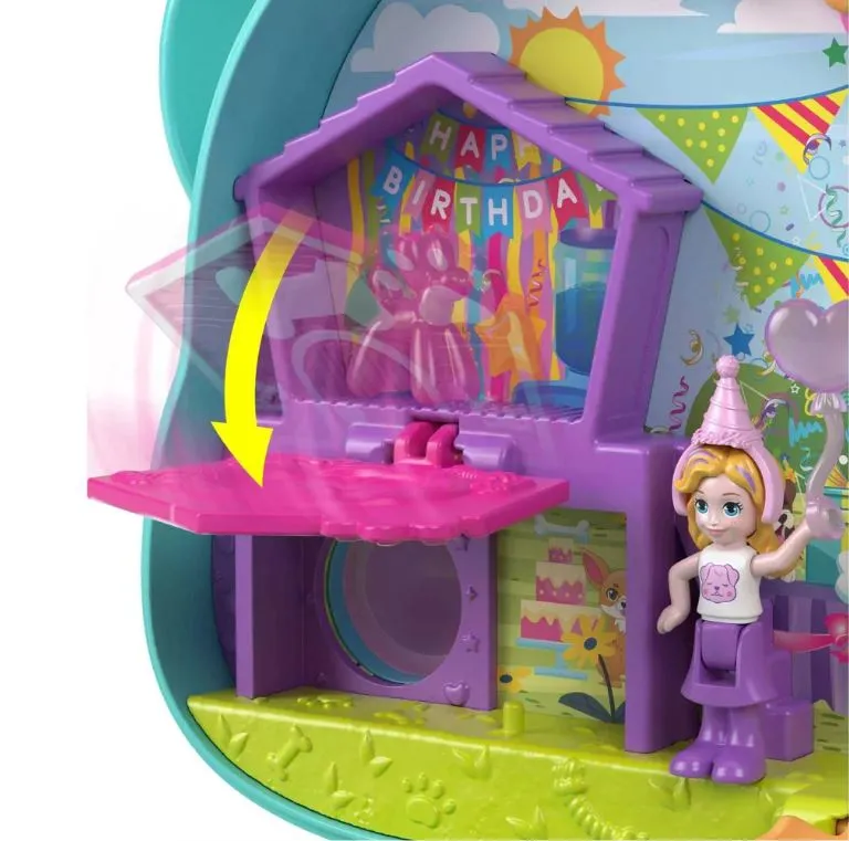 Polly Pocket Doggy Birthday Bash Compact