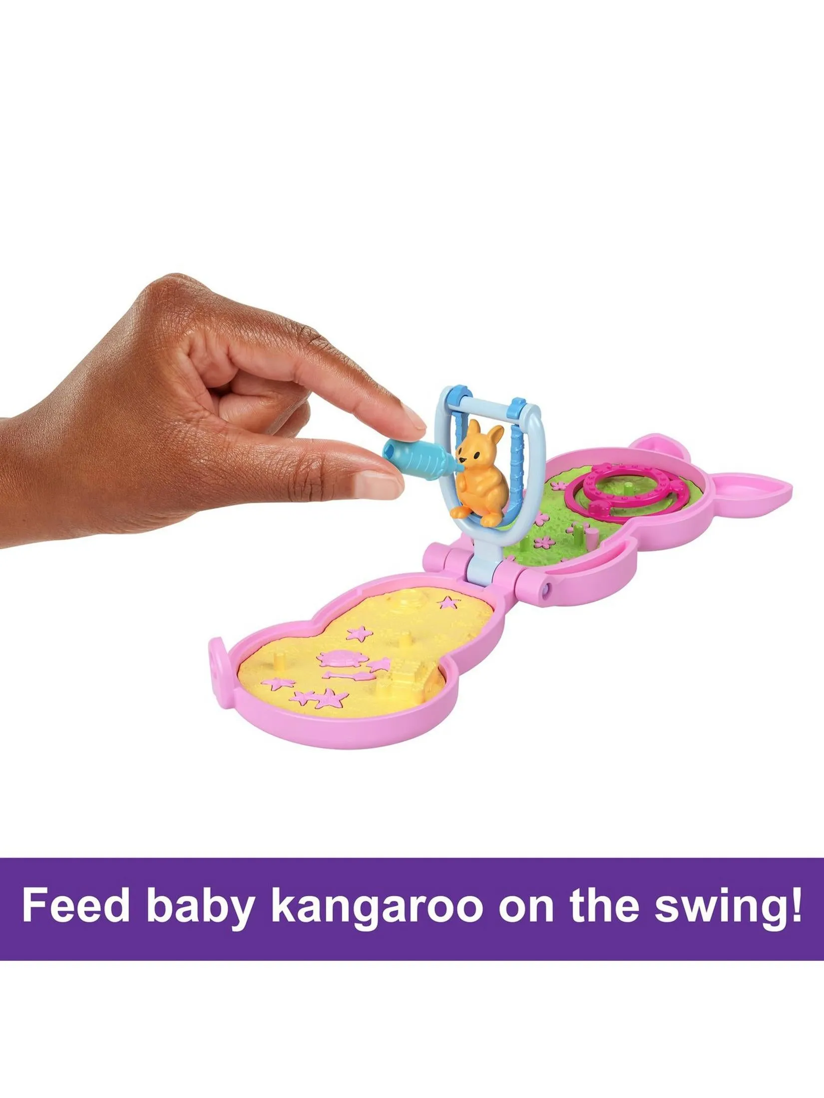 Polly Pocket Mama & Joey Kangaroo Wearable Compact