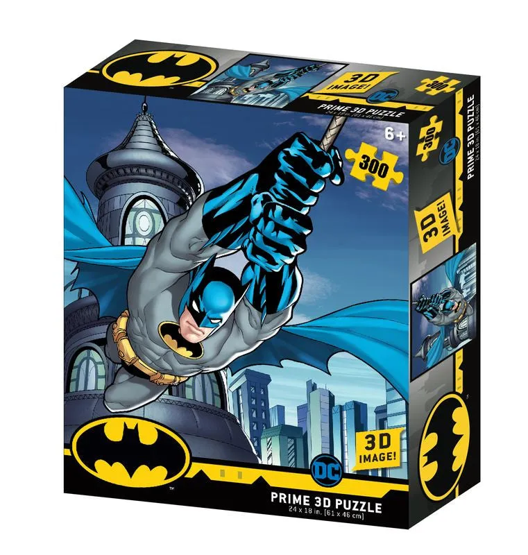 Prime 3D Super 3D 300 Piece 3D Puzzle DC Comics Batman Soaring