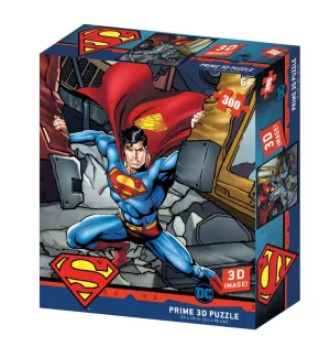 Prime 3D Super 3D 300 Piece 3D Puzzle DC Comics Superman Strength
