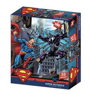 Prime 3D Super 3D 300 Piece 3D Puzzle DC Comics Superman Vs Electro