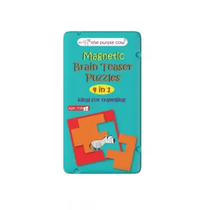 Purple Cow Magnetic Travel Game Brain Teaser Puzzles