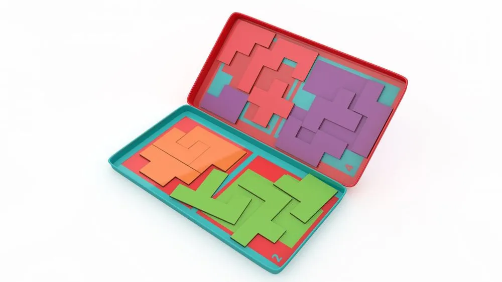 Purple Cow Magnetic Travel Game Brain Teaser Puzzles