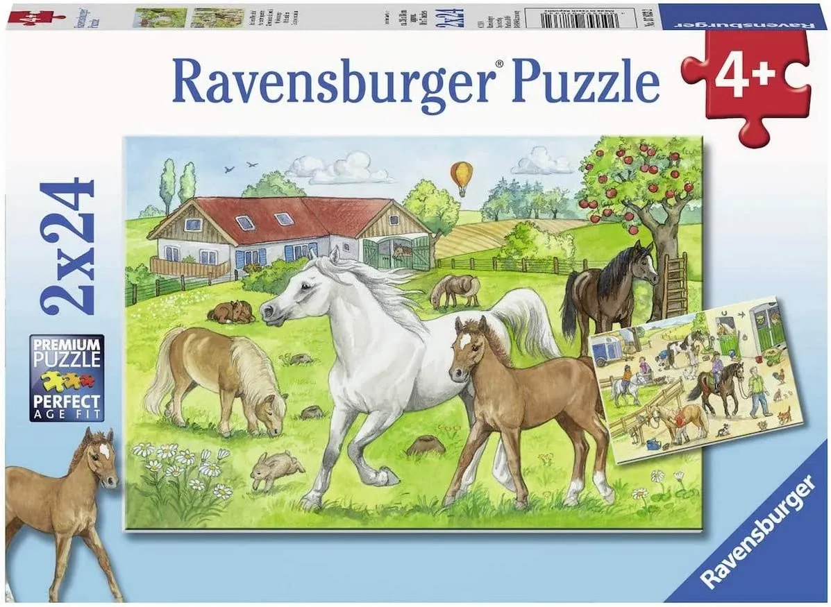 Ravensburger At The Stables 2x24 Piece
