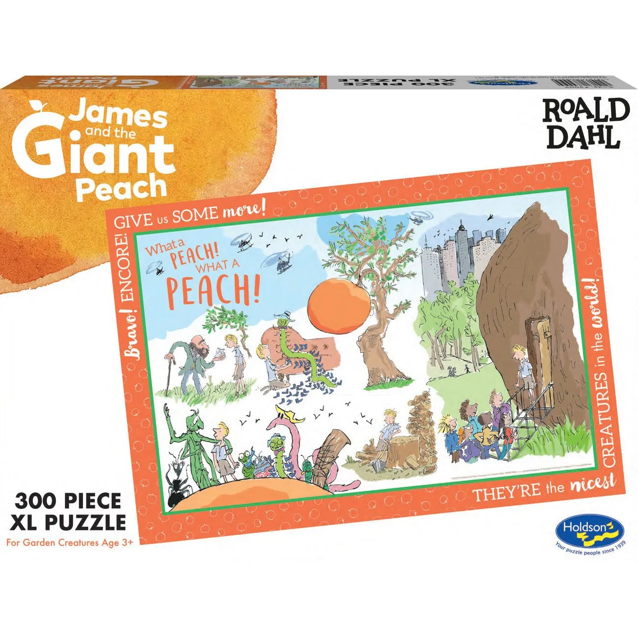 ROALD DAHL 300 PIECE XL PUZZLE JAMES AND THE GIANT PEACH