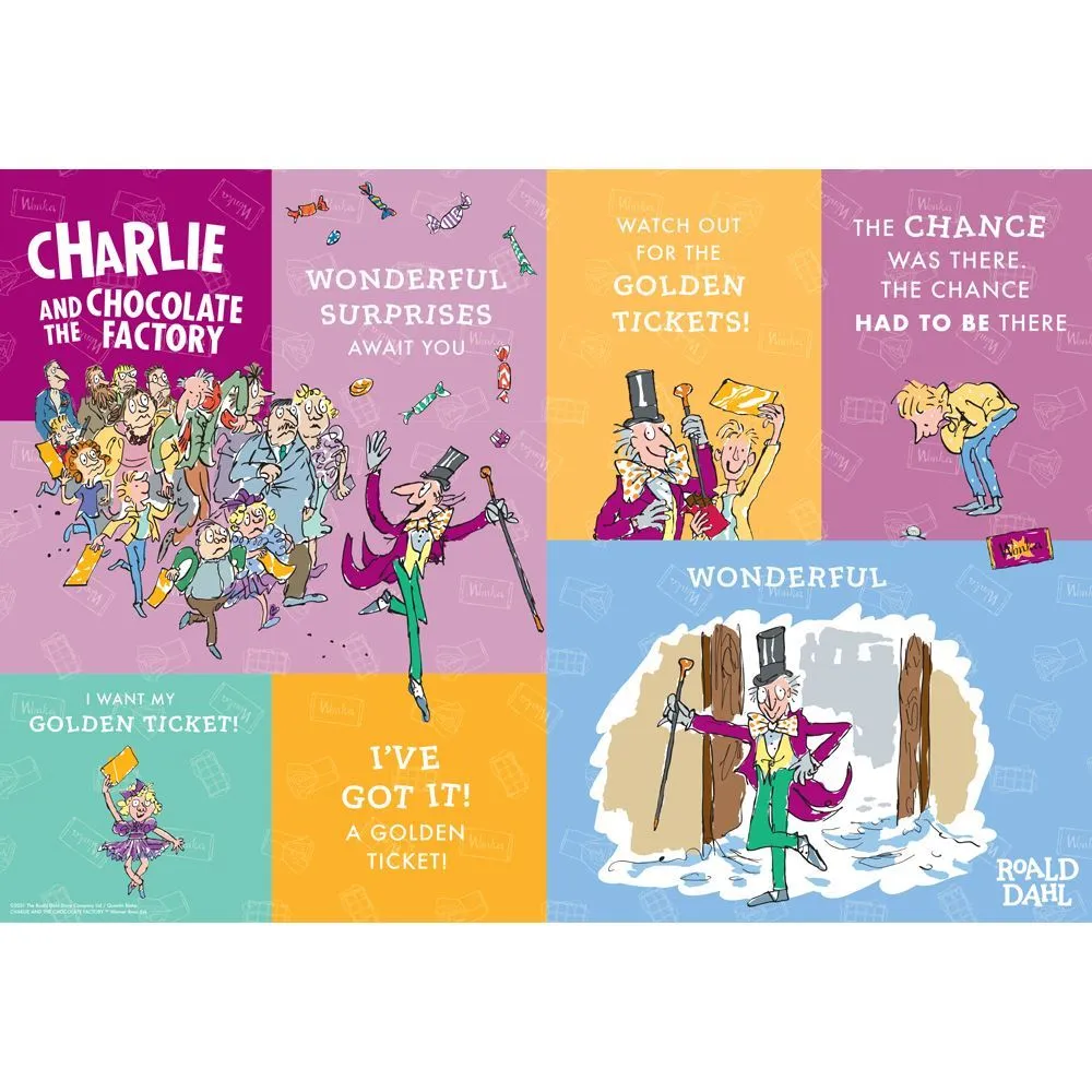 ROALD DAHL SERIES 2 300 PIECE XL PUZZLE CHARLIE AND THE CHOCOLATE FACTORY