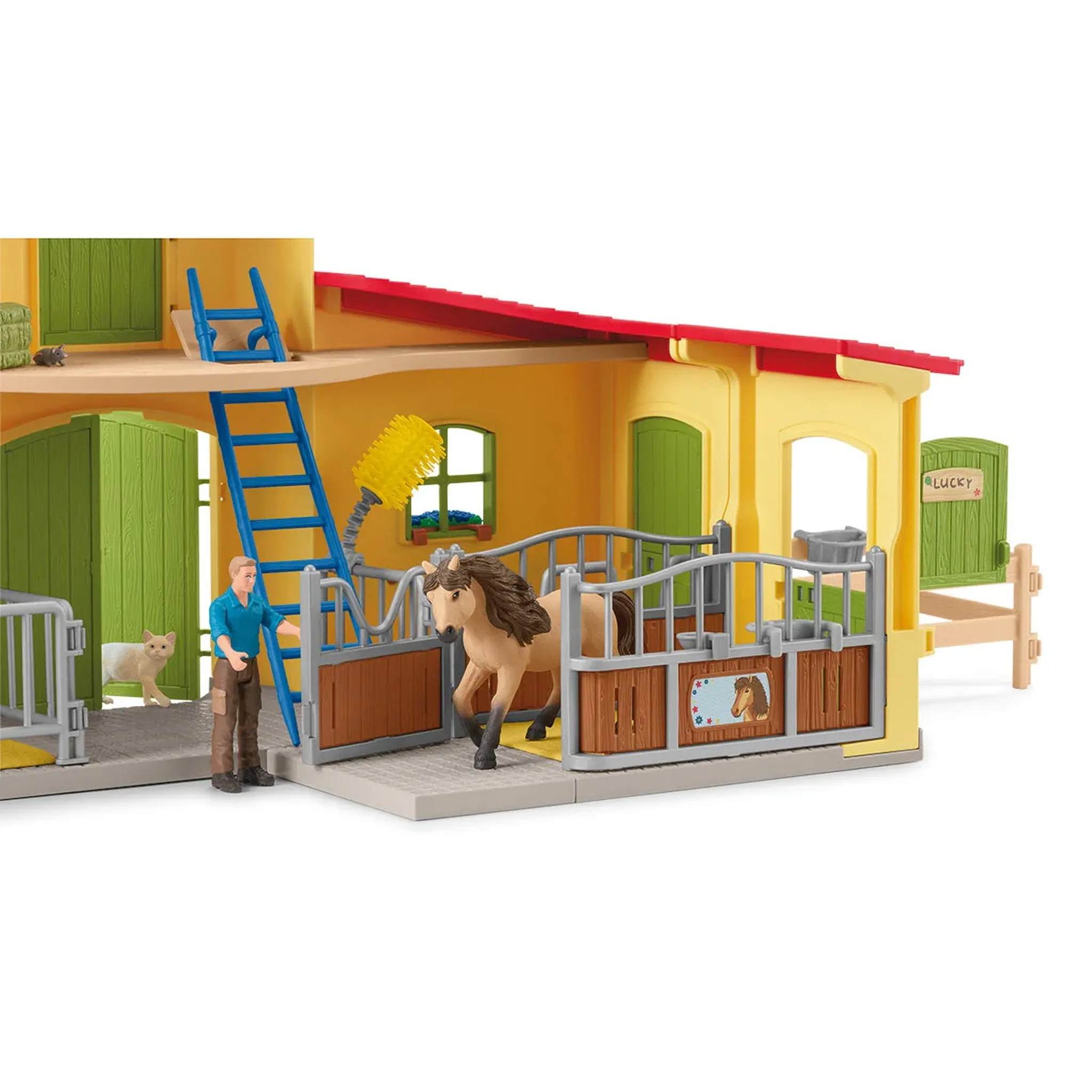Schleich Pony Box With Iceland Pony Stallion