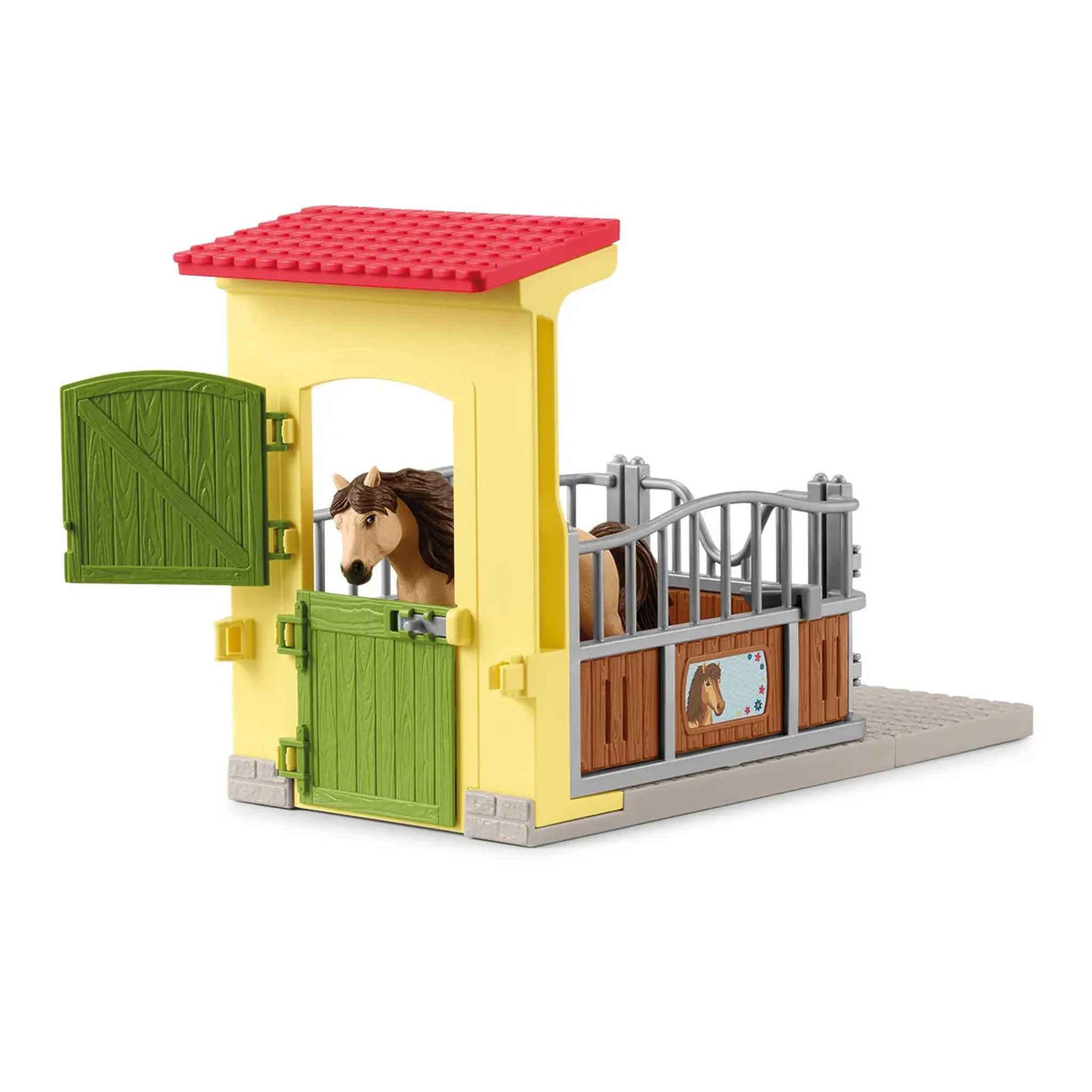 Schleich Pony Box With Iceland Pony Stallion