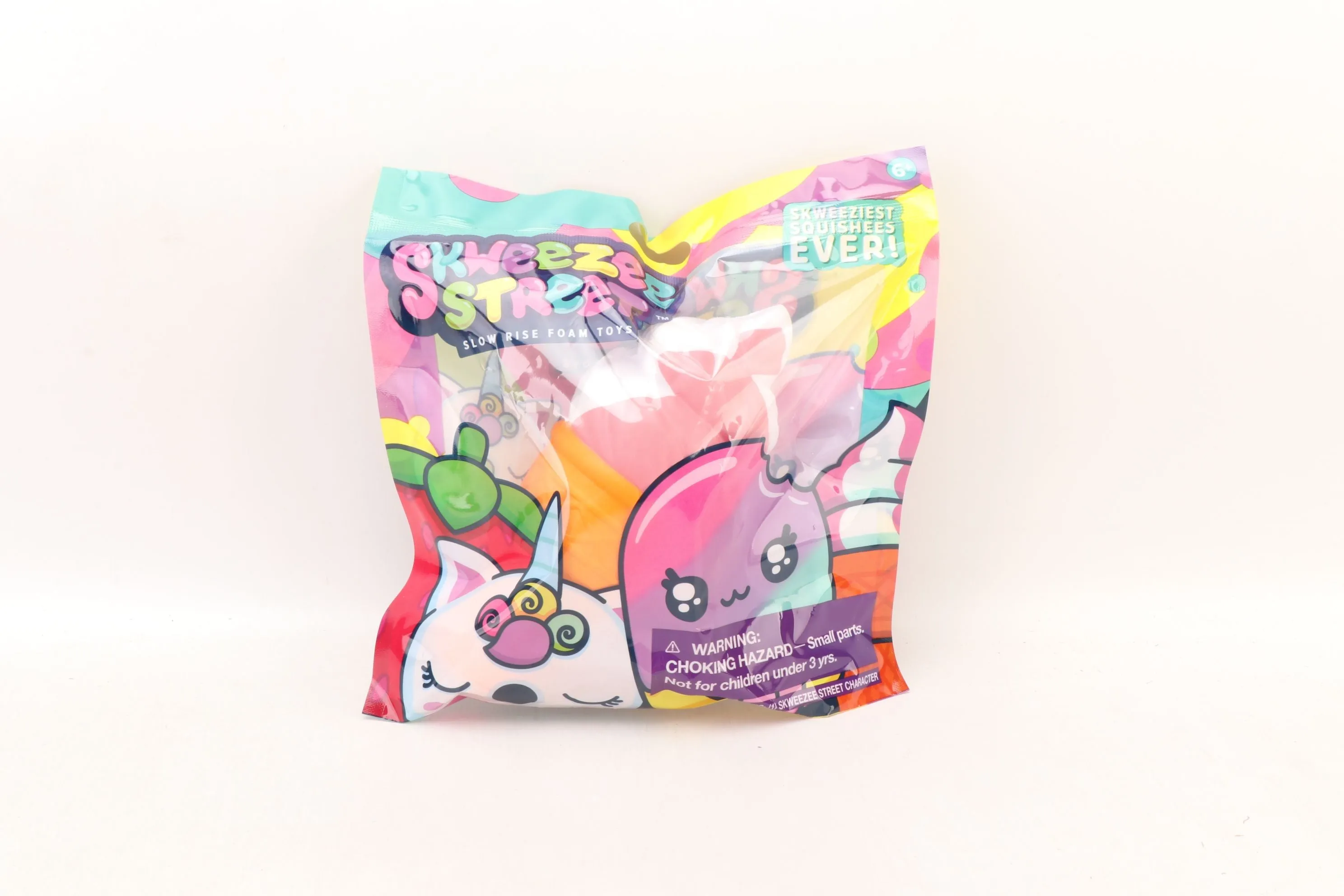 SKWEEZEE STREET SLOW RISE FOAM TOYS ASSORTED STYLES