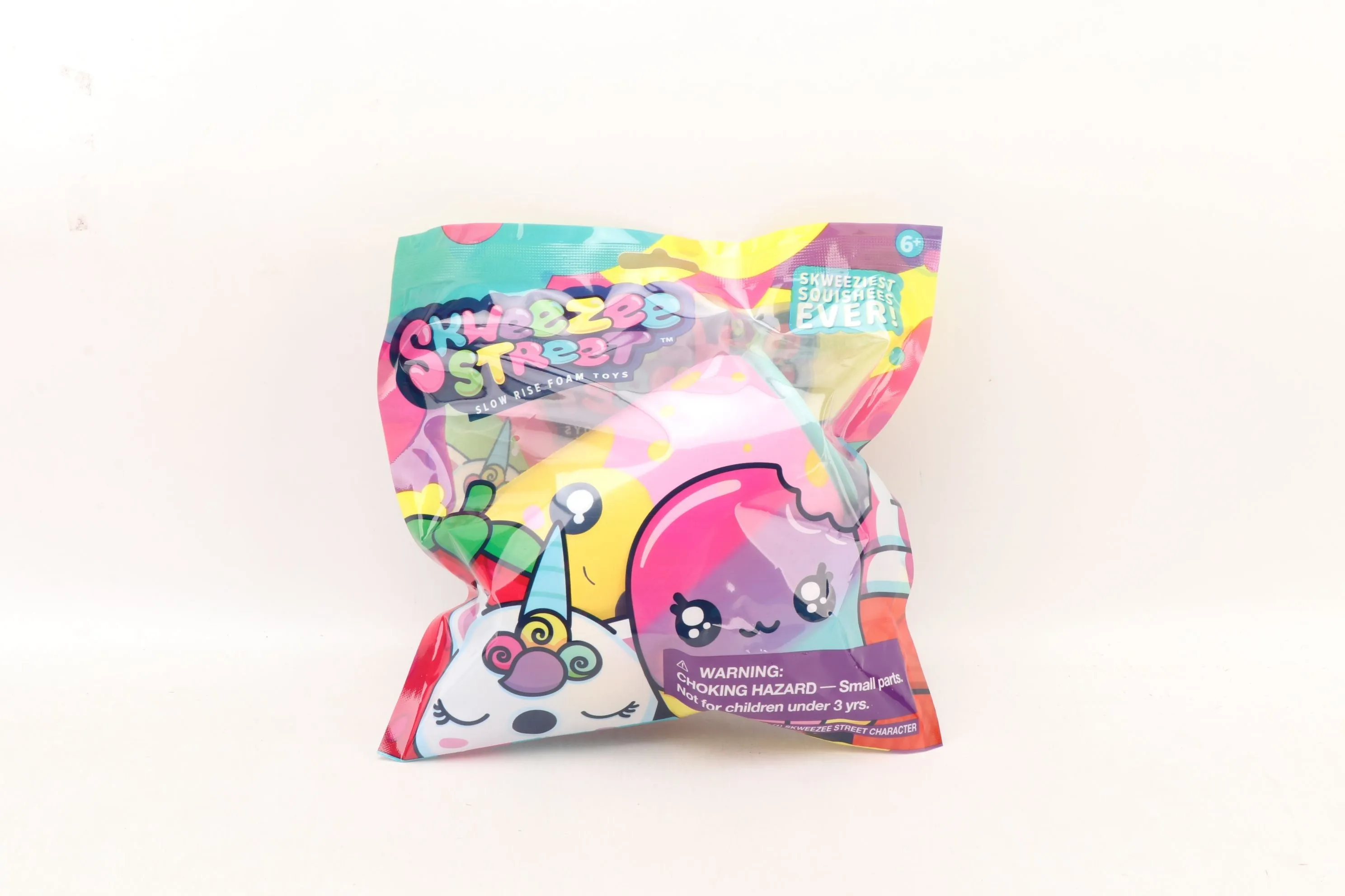 SKWEEZEE STREET SLOW RISE FOAM TOYS ASSORTED STYLES